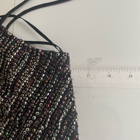 Parker Silver Sequin Camisole Top with NWT - Picture 7 of 7